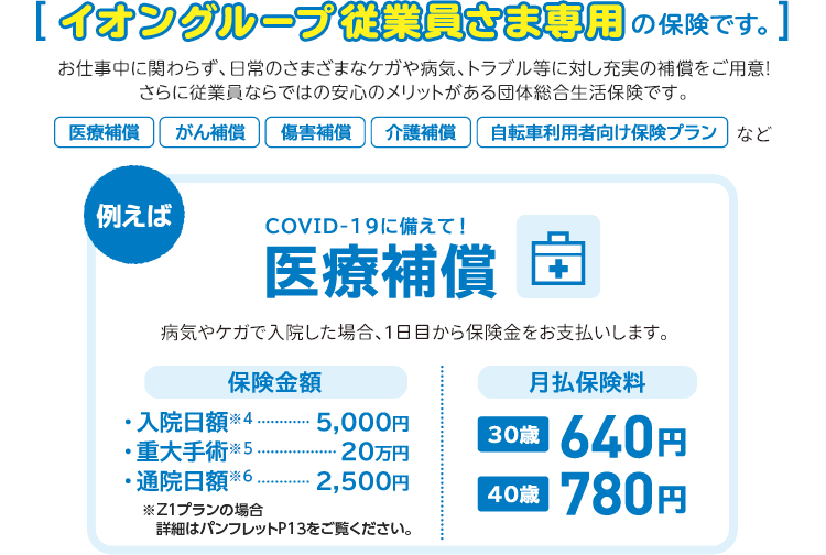 イオングループ団体総合生活保険のご案内 イオンのほけん相談