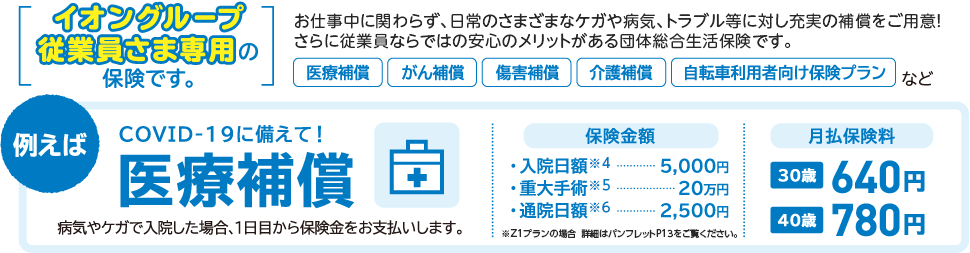 イオングループ団体総合生活保険のご案内 イオンのほけん相談