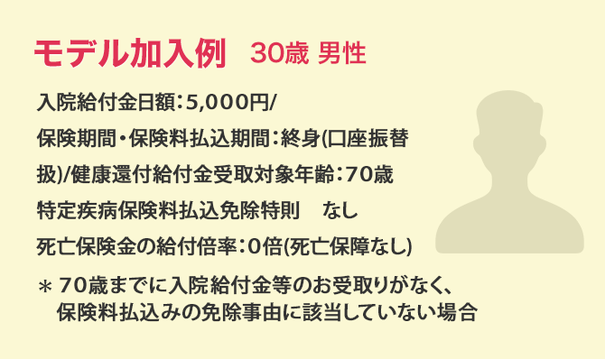 モデル加入例