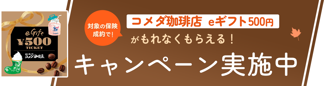 WEBでご成約キャンペーン 医療保険、がん保険、介護・認知症保険、就業不能保険