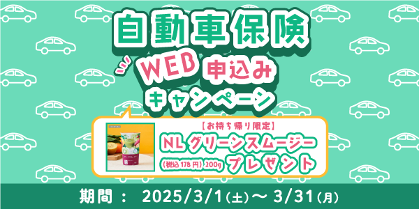 自動車保険 WEB申込みキャンペーン