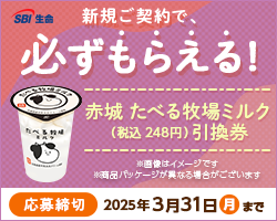 SBI生命 ご成約キャンペーン
