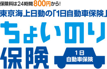 東京海上日動　ちょいのり保険