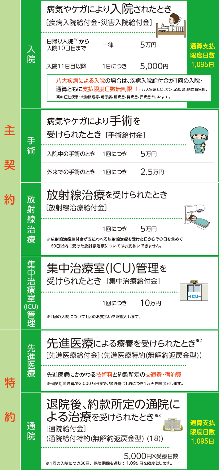 主契約 特約