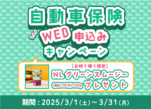 自動車保険 WEB申込キャンペーン